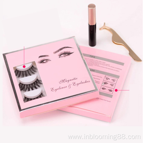 Wholesale 10 Pairs Magnetic Eyelash With Lash Glue